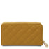 Ada - Double zip around soft leather wallet